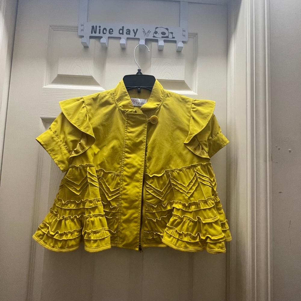 Red Valentino cute crop jacket; Size 2; very good condition.